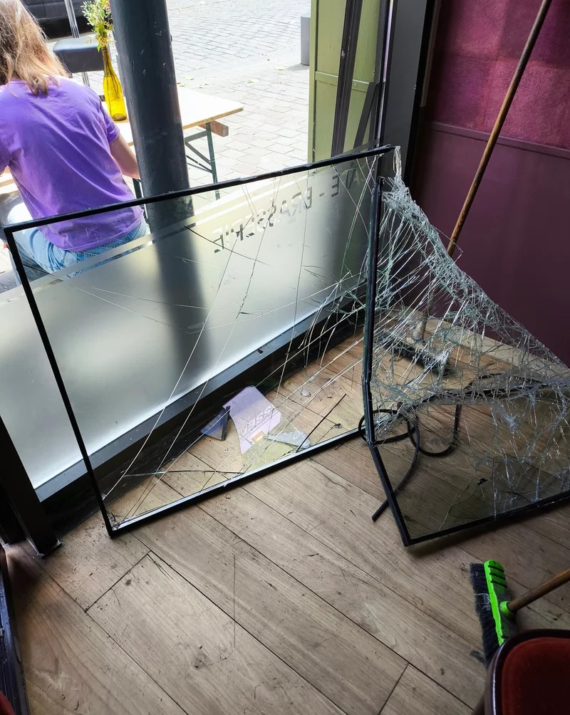 Mise en sécurité vitrine Lille
